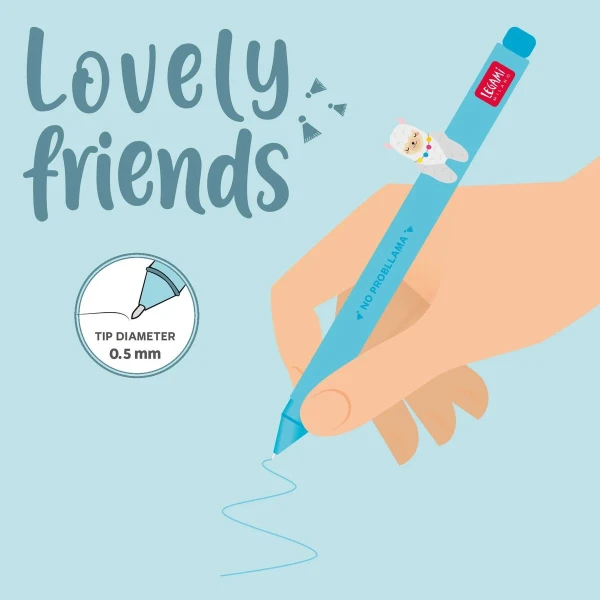 LEGAMI GEL ΣΤΥΛΟ ΜΕ ΖΩΑΚΙ LOVELY FRIENDS - LLAMA
