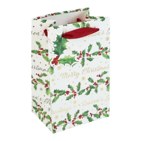 ΧΡΙΣΤΟΥΓΕΝΝΙΑΤΙΚΗ ΤΣΑΝΤΑ ΔΩΡΟΥ 13X20X9 εκ. MERRY CHRISTMAS