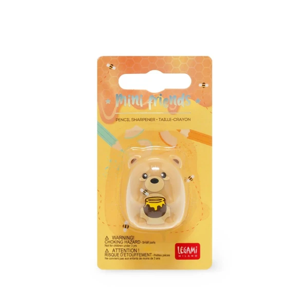 LEGAMI PENCIL SHARPENER MINI FRIENDS - TEDDY BEAR