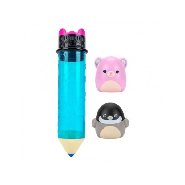 SQUISHMALLOWS SQUISH-A-LONGS SURPRISE PEN-CASE 4 PLACES WITH 2 FIGURES W6