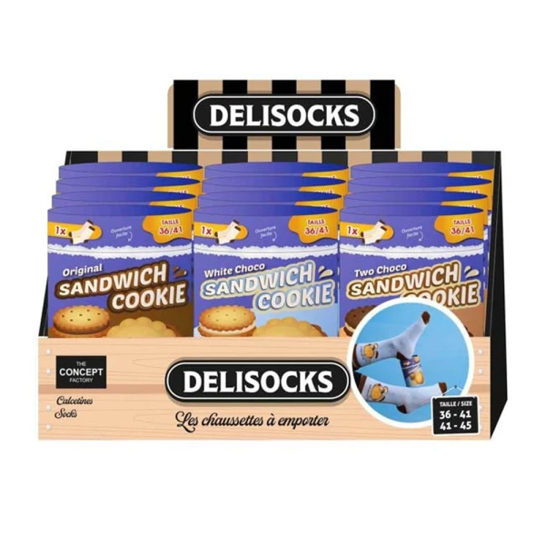 DELISOCKS ΚΑΛΤΣΕΣ COOKIES - 3 ΣΧΕΔΙΑ
