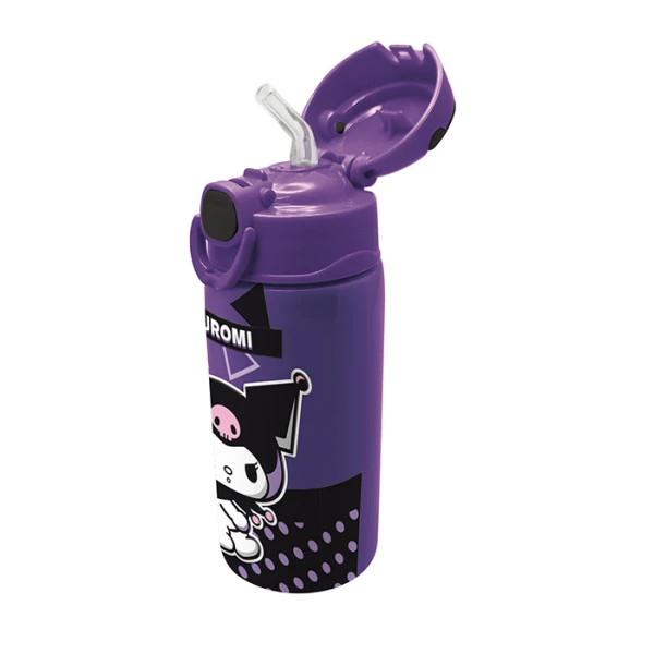ΠΑΓΟΥΡΙ ΘΕΡΜΟΣ 450ml ΜΕ ΕΝΣΩΜΑΤΩΜΕΝΟ ΚΑΛΑΜΑΚΙ POP ART KUROMI
