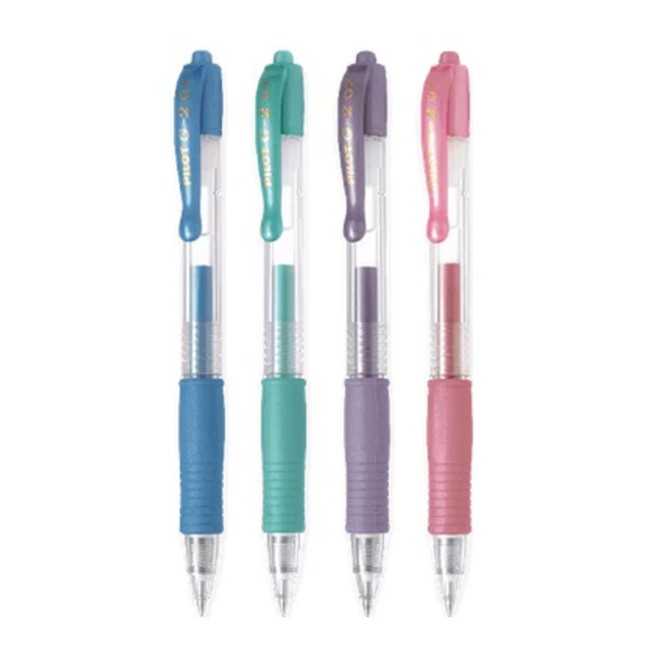 PILOT ΣΤΥΛΟ G-2 0.7mm ΜΕΤΑΛΛΙΚΑ - 4 ΧΡΩΜΑΤΑ