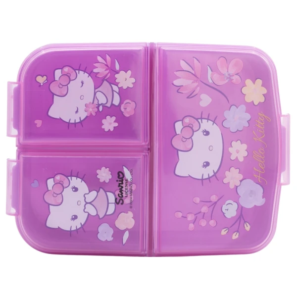 ΔΟΧΕΙΟ ΦΑΓΗΤΟΥ ΜΕ 3 ΔΙΑΜΕΡΙΣΜΑΤΑ HELLO KITTY