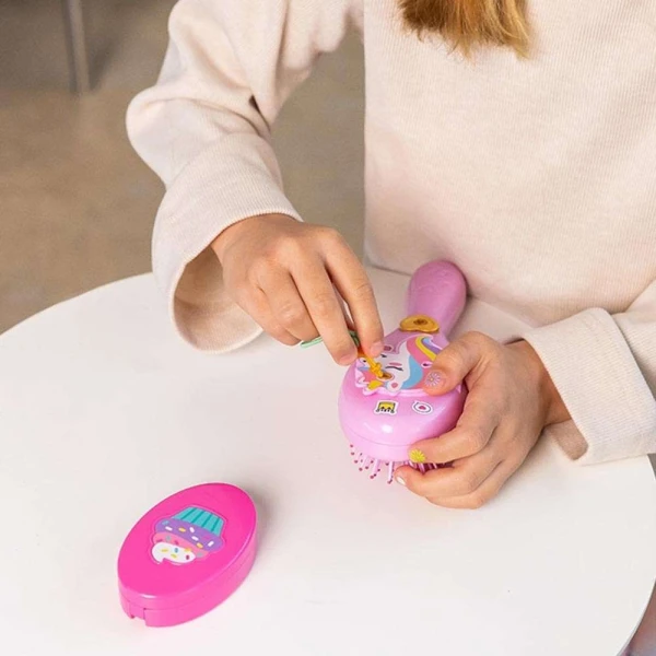 FUNLOCKETS ΜΥΣΤΙΚΗ ΒΟΥΡΤΣΑ ΜΑΛΛΙΩΝ ΜΕ GLITTER