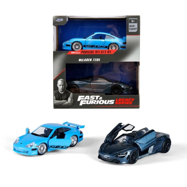 JADA F&F LEGACY SERIES 1:32 PORSCHE 911 GT3 RS AND McLAREN 720S