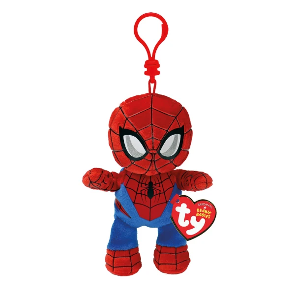 TY BEANIE BABIES ΧΝΟΥΔΩΤΟ 8.5 εκ. ΜΕ ΚΛΙΠ - SPIDERMAN