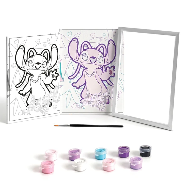 HAPPIHOBBI PAINT & FRAME PAINT BY NUMBERS ANGEL