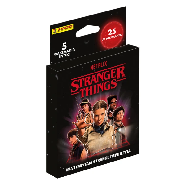 PANINI STRANGER THINGS ECO BLISTER ΜΕ ΑΥΤΟΚΟΛΛΗΤΑ