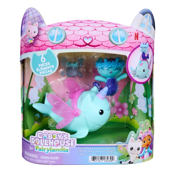 GABBY\'S DOLLHOUSE FAIRYLANDIA ADVENTURE PACK - 2 ΣΧΕΔΙΑ