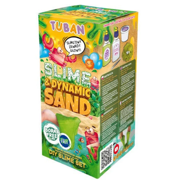 TUBAN DIY SLIME ΣΕΤ ΚΑΤΑΣΚΕΥΗΣ SLIME DYNAMIC ΑΜΜΟΣ