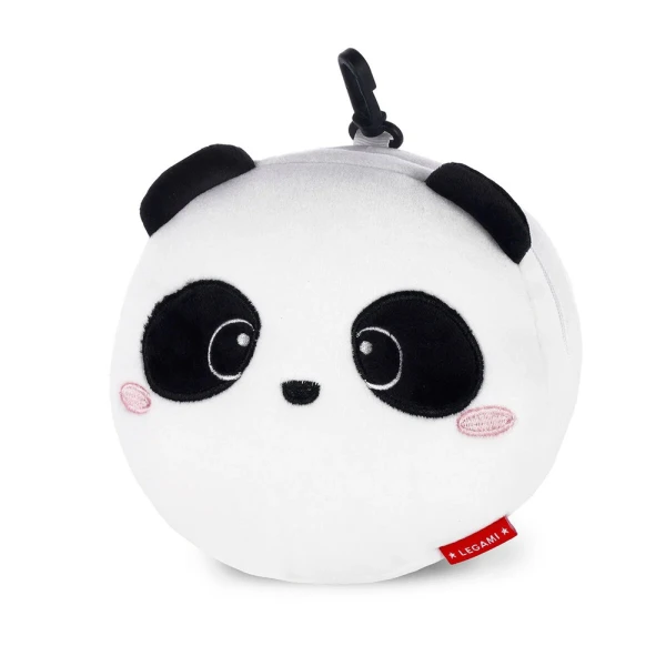 LEGAMI TRAVEL PILLOW WITH EYE MASK - MY TRAVEL BUDDY - PANDA