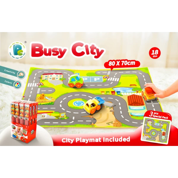 KIDS 2 GO MINI CAR ΣΕΤ 3 ΑΥΤΟΚΙΝΗΤΑΚΙΑ ΚΑΙ ΧΑΛΑΚΙ