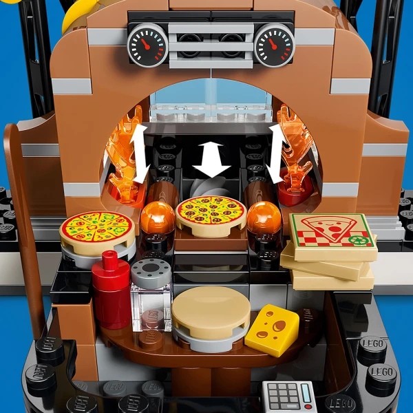 LEGO® CITY MY CITY ΕΜΠΕΙΡΙΑ ΠΑΡΑΔΟΣΗΣ ΠΙΤΣΑΣ ΜΕ ΟΧΗΜΑΤΑ