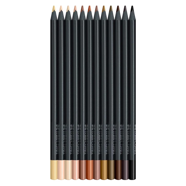 FABER-CASTELL ΞΥΛΟΜΠΟΓΙΕΣ BLACK EDITION ΣΕΤ 12 ΧΡΩΜΑΤΑ
