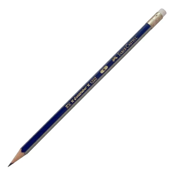 FABER-CASTELL ΜΟΛΥΒΙ GOLDFABER ΜΕ ΓΟΜΑ Β