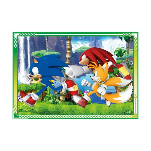 CLEMENTONI ΠΑΙΔΙΚΟ ΠΑΖΛ SUPER COLOR 4 ΣΕ 1 SONIC 12-16-20-24 ΤΜΧ