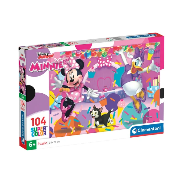 CLEMENTONI ΠΑΖΛ SUPER COLOR MINNIE 104 τεμ.