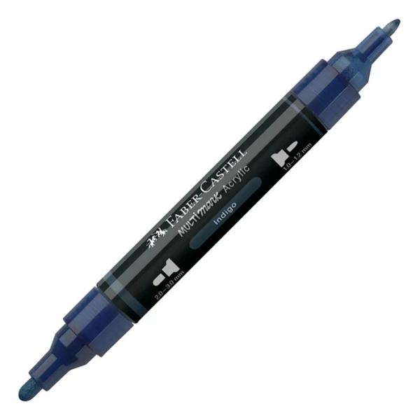 FABER-CASTELL ΑΚΡΥΛΙΚΟΣ ΜΑΡΚΑΔΟΡΟΣ MULTIMARK ΧΡΩΜΑ 450 INDIGO