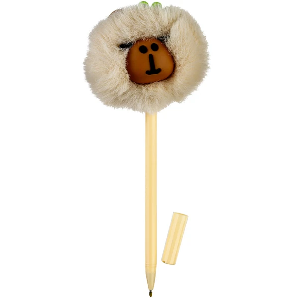 ΣΤΥΛΟ ΜΕ ΠΟΜ ΠΟΜ CAPYBARA 0.7mm - 4 ΣΧΕΔΙΑ