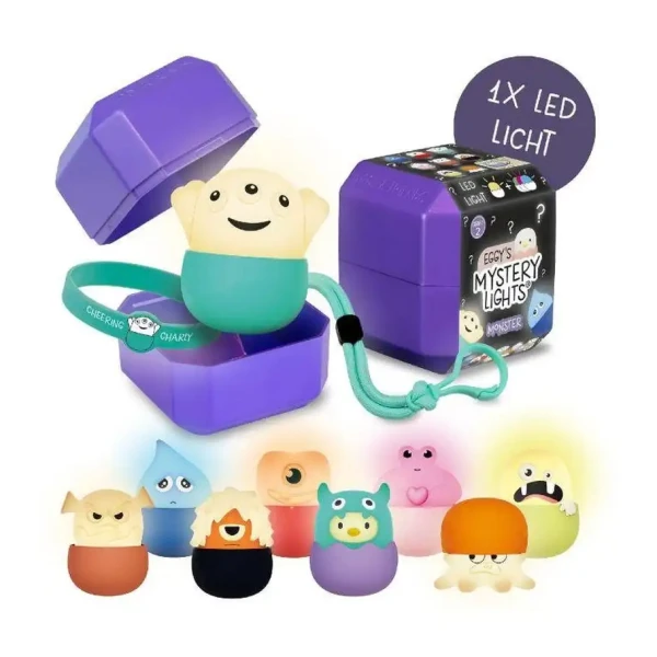 MEGALIGHT EGGY MYSTERY LIGHTS BLINDBOX CHILDREN\'S TOUCH LIGHT WITH COLOR CHANGES S2 MONSTER - 1 PCS.