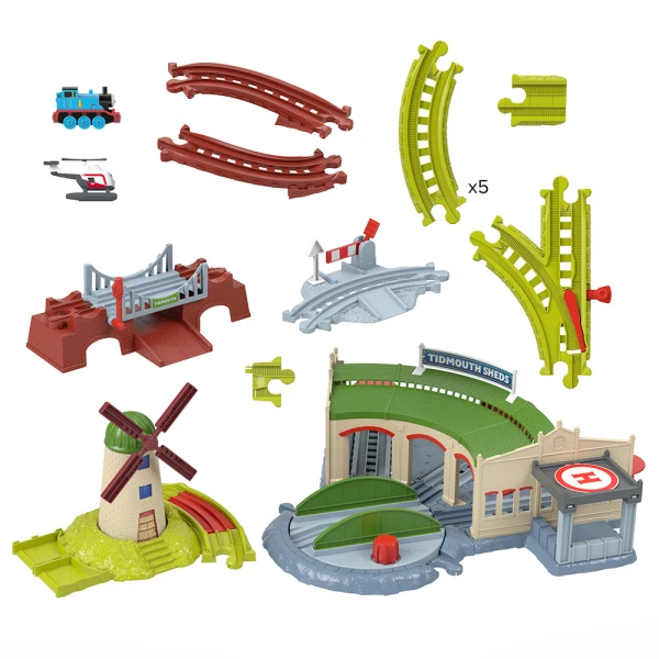 THOMAS THE TRAIN TIDMOUTH SHED TRAIN STATION