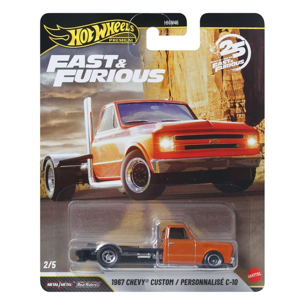 HOT WHEELS ΑΥΤΟΚΙΝΗΤΑΚΙΑ - FAST & FURIOUS - 1967 CHEVY CUSTOM