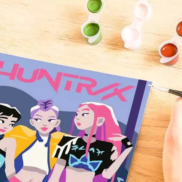 RAVENSBURGER PAINTING BY NUMBERS CREART K-POP DEMON HUNTERS HUNTRIX