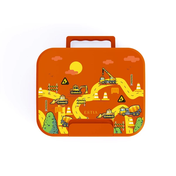 LUNCH BOX SAVE THE AEGEAN 950ml 3 STAINLESS STEEL REMOVABLE COMPARTMENTS THE BIG BUILD