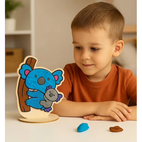 SPLAT PLANET MESS-FREE PAINT KIT WITH CLAY ANIMALS
