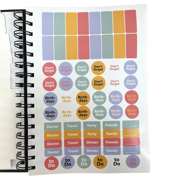 BACK ME UP ORGANIZER PLANNER PEANUTS