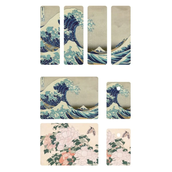 LISCIANI PUZZLE 500 pcs AND BOOKMARKS HOKUSAI THE GREAT WAVE