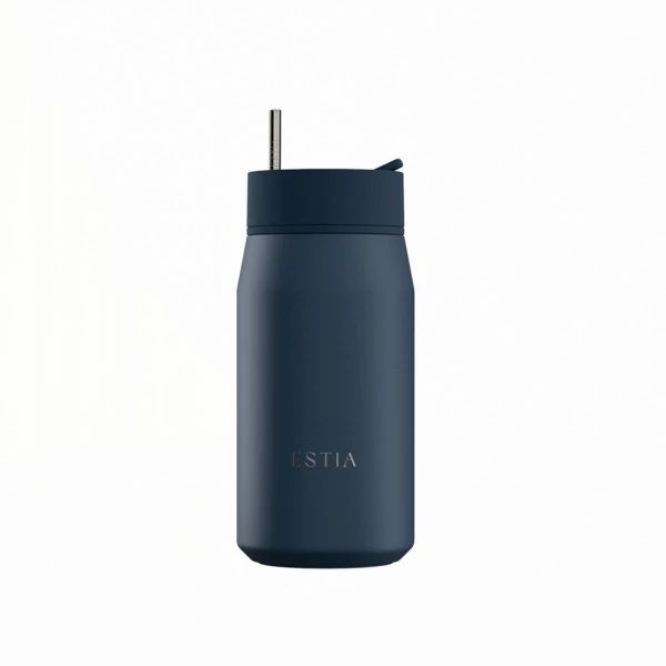 ESTIA HOME ART ΘΕΡΜΟΣ LENS SAVE THE AEGEAN 360ml INDIGO