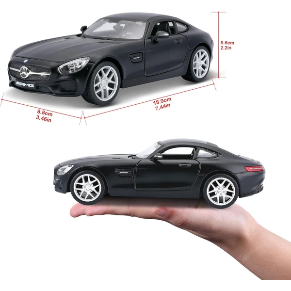 MAISTO 1:24 SPECIAL EDITION MERCEDES-BENZ AMG GT DULL BLACK