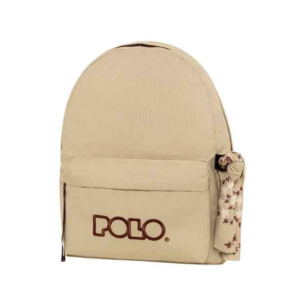 POLO 2026 BACKPACK ORIGINAL SCARF SAND-CHERRY