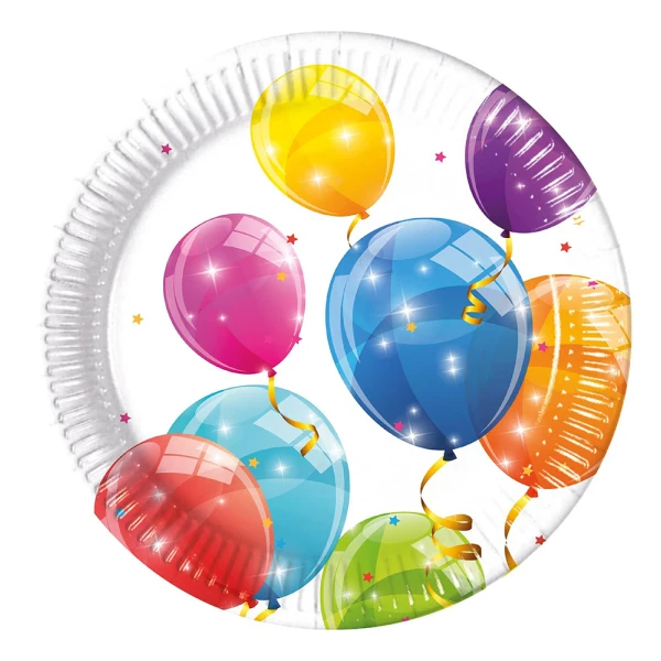 ΠΙΑΤΑ ΜΕΣΑΙΑ 20 εκ. SPARKLING BALLOONS KOKLIKO 8 τεμ.