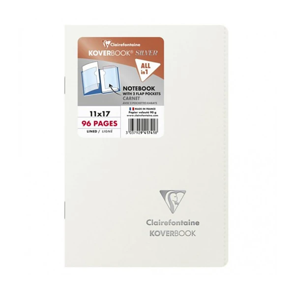 CLAIREFONTAINE KOVERBOOK ΤΕΤΡΑΔΙΟ ΚΑΡΦΙΤΣΑ ΡΙΓΕ 11Χ17 εκ.