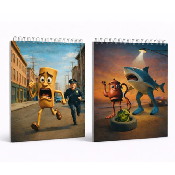 DRAWING PAD A4 30 SHEETS BRAINROT - 2 DESIGNS