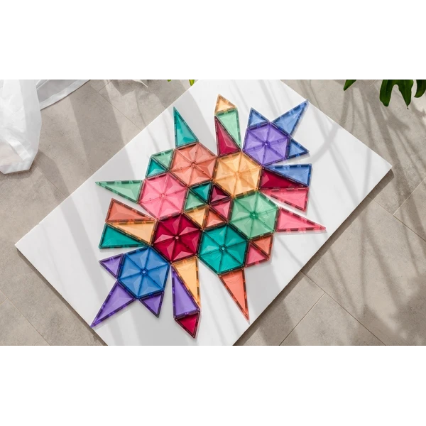 CONNETIX ΜΑΓΝΗΤΙΚΑ ΤΟΥΒΛΑΚΙΑ PASTEL GEOMETRY PACK 40 τεμ.