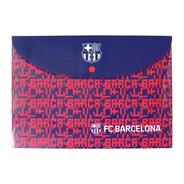 BACK ME UP FOLDER A4 WITH BUTTON BARCELONA