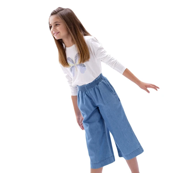 ENERGIERS GIRL\'S CULOTTES BLUE DENIM