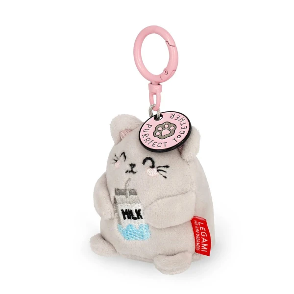 LEGAMI KEY RING SUPER SOFT PLUSH KITTY