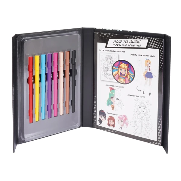 HAPPIHOBBI ART JOURNAL MANGA ΜΑΡΚΑΔΟΡΟΙ ΓΙΑ 9+ ΧΡΟΝΩΝ