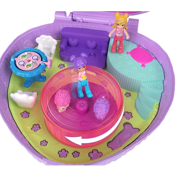 POLLY POCKET Ο ΚΟΣΜΟΣ ΤΗΣ POLLY - ΣΕΤΑΚΙ HEDGEHOG COFFEE SHOP