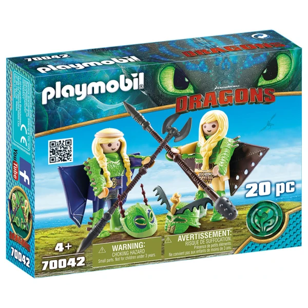 PLAYMOBIL DRAGONS Ο ΠΕΤΡΑΣ ΚΑΙ Η ΠΕΤΡΑ ΜΕ ΦΤΕΡΟΣΤΟΛΗ