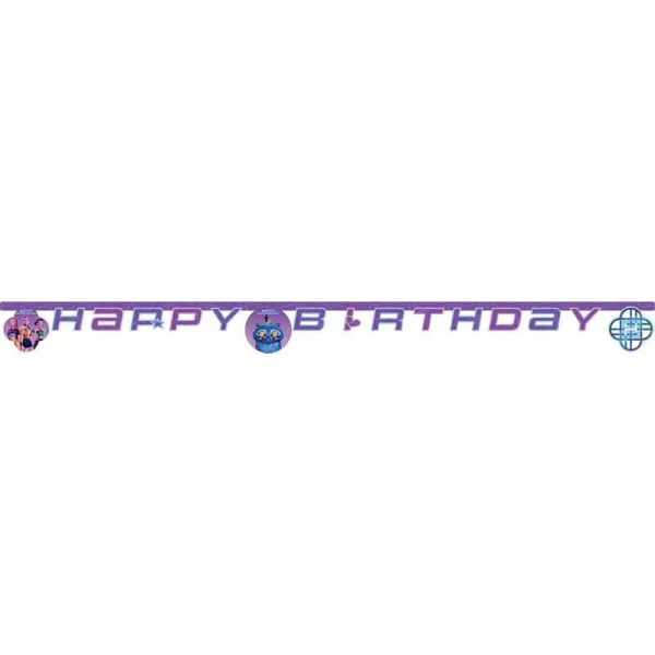 K-POP DEMON HUNTERS HAPPY BIRTHDAY BANNER