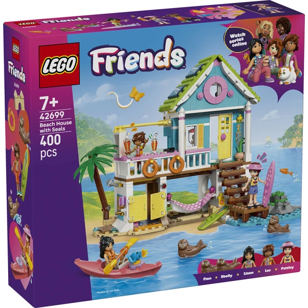 LEGO® FRIENDS ΠΑΡΑΛΙΑΚΟ ΣΠΙΤΙ ΜΕ ΦΩΚΙΕΣ
