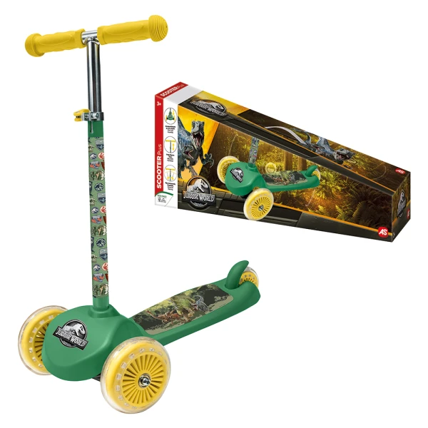 AS KIDS 3-WHEEL SCOOTER PLUS JURASSIC WORLD FOR AGES 3+