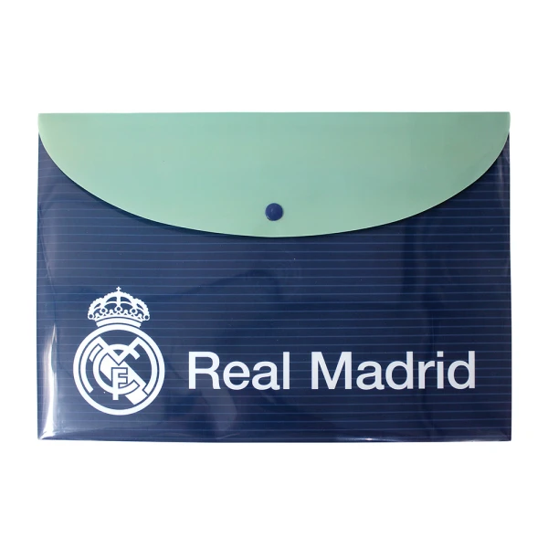 BACK ME UP FOLDER A4 WITH BUTTON REAL MADRID