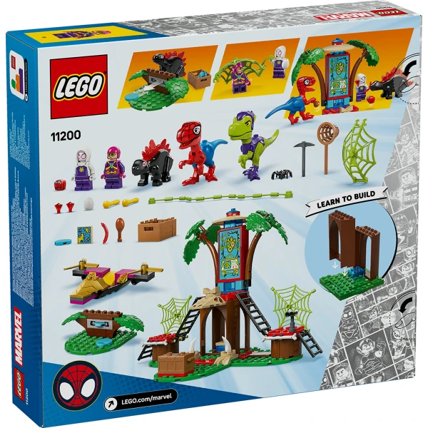 LEGO® MARVEL SPIDEY AND HIS AMAZING FRIENDS ΜΑΧΗ ΜΕ ΡΑΠΤΟΡΕΣ ΣΠΑΙΝΤΙ ΚΑΙ ΓΚΟΜΠΙ ΣΤΟ ΑΡΧΗΓΕΙΟ ΤΟΥ ΔΕΝΤΡΟΣΠΙΤΟΥ